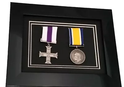 Medal Display Frame For World War Military Or Sports Awards Medals Black  • $25