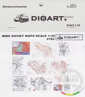 DioArt 1/35 WWII Soviet Maps (Full Colour) • $5.15