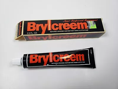 Vintage Brylcreem Hair Cream 2.5 Oz.   1980's New Fragrance  • $14