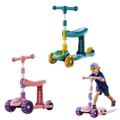 Kick Scooter For Kids Toddler Scooter Push Kick 3 Wheels Balance Ride On Toys • $58.65