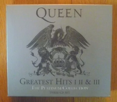 QUEEN - PLATINUM COLLECTION 3 X CD BOX *RARE 2011 ISLAND REMASTERED EDITION* VGC • £16.49