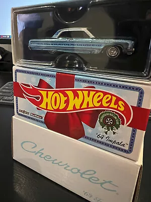 Hot Wheels RLC Holiday Exclusive Blue '1964 Chevrolet Impala Lowrider • $200