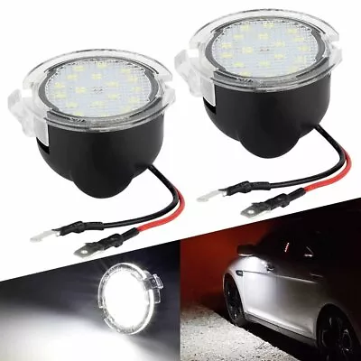 LED 6000K Side Rear View Mirror Puddle Lights For Ford F150 Explorer Edge Fusion • $10.99