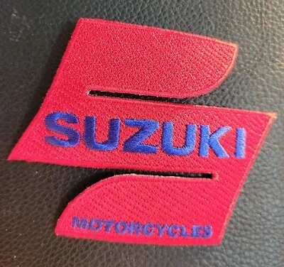 Suzuki S Patch Embroidered Red Iron-on Suzuki  • $5