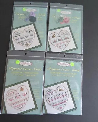 4 Charts VTG Victoria Sampler Beyond Cross 4 Stitch Learning LEVEL 3 CHARTS ONLY • $18