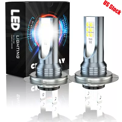 2x LED Headlight White Bulbs For Suzuki GSXR600 GSXR750 2001 2004 2005 2006 2007 • $11.39