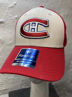 Fanatics Authentic Pro NHL MONTREAL CANADIENS Hockey Adjustable Snapback Hat NEW • $16.95