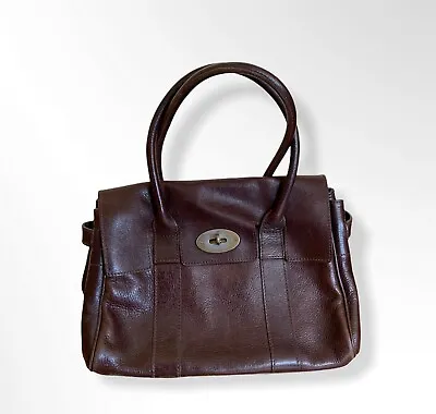 Mulberry Luxury Vintage Women's Leather Brown Classic Handbag Tote Bayswater • $620