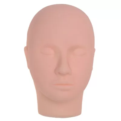 Flat Mannequin Head Silicone Training Head Salon Wig Mannequin • $19.98