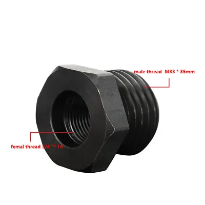 Woodworking Lathe Headstock Spindle Adapter M33x3.5/M18x2.5/1-8TPI/ 3/4''x16  • $13.64