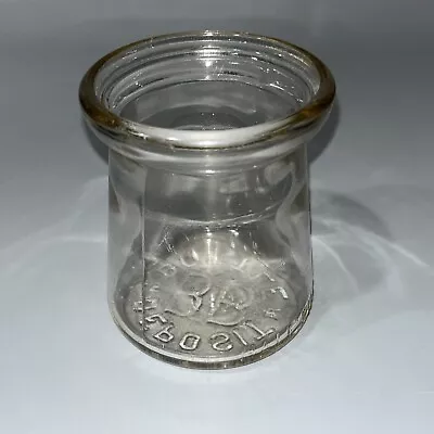 Vintage Half Pint Clear Glass Jar Bottle BB45   Patent D129604 School Milk? • $39.99