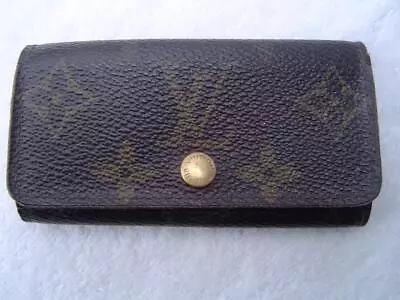 Authentic Louis Vuitton Brown Monogram Key Case Guc • $29.99