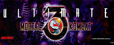 Mortal Kombat 3 Arcade Marquee For Reproduction Header/Backlit Sign • $15.75