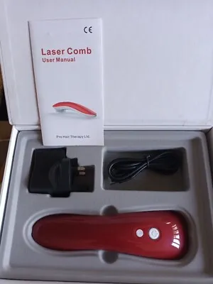 Prohair Therapy Laser Comb Rechargeable. Supplied With USB Charger And Lead. • £29.50