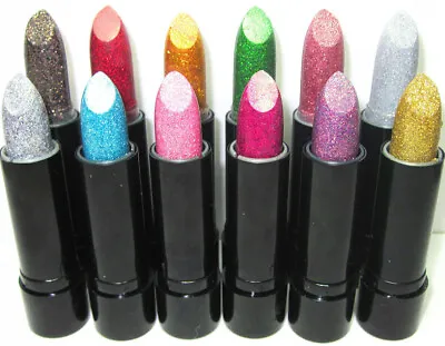 Saffron London Sparkly Glitter Lipstick - Assorted Shades - New • £2.95