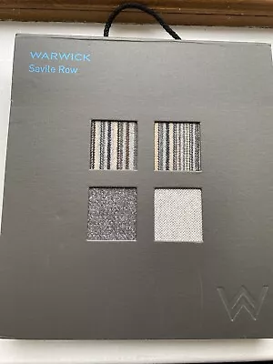Warwick Savile Row Luxury Designer Upholstery Fabric Sample Book Craft Sewing • £15