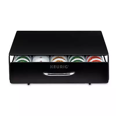 Under Brewer Storage Drawer Holds 35 K-Cup Pods Black • $34.54