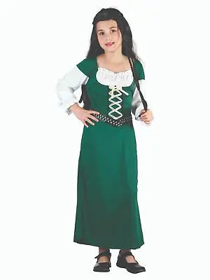 Child Girls Maid Marian Robin Hood Book Week Fancy Dress Costume • £9.49