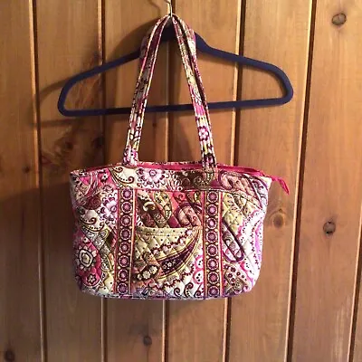 Vera Bradley Purse/Tote 2 Handled In  Very Berry Paisley  Pattern READ • $13.90