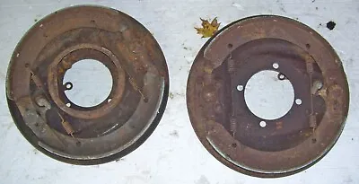 1932 Ford Rear Backing Plates Complete 12in Pair • $85