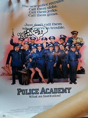 £40 • Buy Signed Police Academy Poster