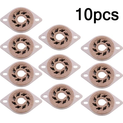 $21.39 • Buy 8Pin Octal Vacuum Tube Socket For EL34 6V6 KT88 6550 GZ34 Chassis Mount 10pcs