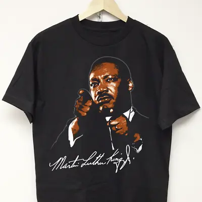 MARTIN LUTHER KING JR T-SHIRT Vtg Rap Tee Jordan Wu Tang Kanye Black History Y2k • $24.65