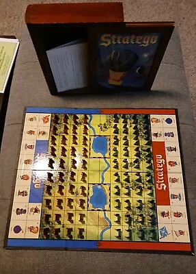 Stratego Board Game - Vintage Wooden Box Bookshelf - Vintage Game Collection • $14.99