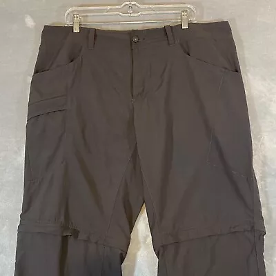 Mountain HardWear Pants Men 38x32 Convertible Cargo 12  Shorts Hiking Pockets • $25.09