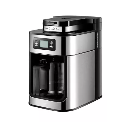 Mini Programmable Automatic Coffee Machine Electric Coffee Maker Automatic Grind • $165.09
