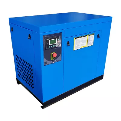 $3569 • Buy 10HP 7.5KW 230V 3Phase 39-35CFM @ 100-125PSI Rotary Screw Air Compressor HPDAVV