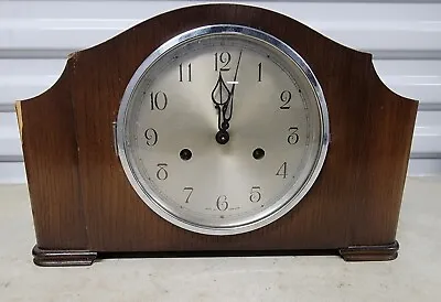 $89.99 • Buy Vintage  SMITHS ENFIELD    Shelf Mantel Clock Key & Pedulm Made In England   