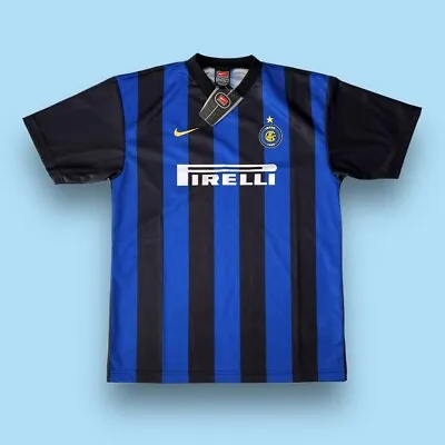$44.99 • Buy Nike Inter Milan 2000 Home Jersey BNWT Youth XL