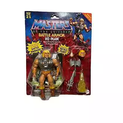 Masters Of The Universe Origins Battle Armor He-Man Action Figure 2021 • $16.79