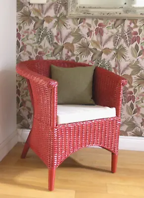 Red Wicker Chair / Cane Chair NEW ... ON SPECIAL • £130