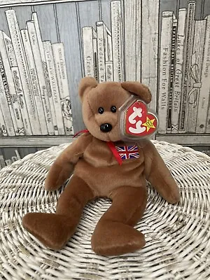 £8 • Buy TY Britannia Beanie Baby. Teddy Bear. Tagged. Retired. 1997.MR15180