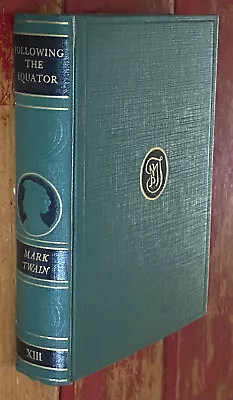 1925  COMPLETE WORKS OF MARK TWAIN VOL.XIII Following The Equator HC Near Fine • $70