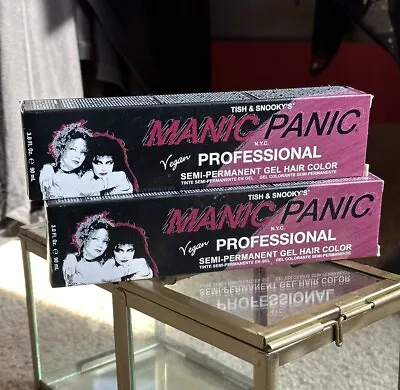 2 Boxes Of Manic Panic Divine Wine Vegan Semi Permanent Hair Color Dye • $10