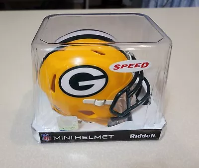 Green Bay Packers Speed Mini Helmet Riddell NFL Licensed Brand New! • $21.99
