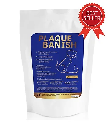 £6.50 • Buy PLAQUE BANISH Plaque Off For Dogs Cats Teeth Remove Plaque, Tartar & Bad Breath