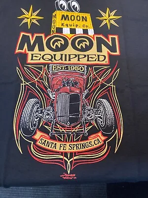 Mooneyes  Moon Equipped Roadster  (161) T-Shirt Black 100%Cotton • $36.95