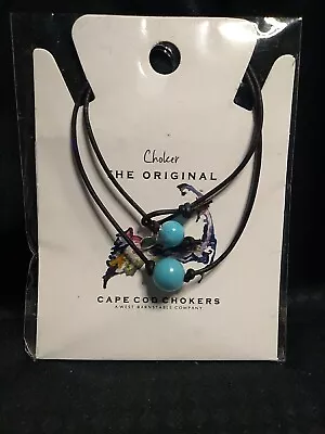 Cape Cod Choker Necklace Turquoise/ Back 15  Choker! Unique And Hand Made! • $7.99