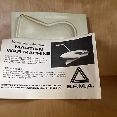 VTG S.F.M.A. Classic Spaceship Series MARTIAN WAR MACHINE Model Kit RARE NOS NEW • $15