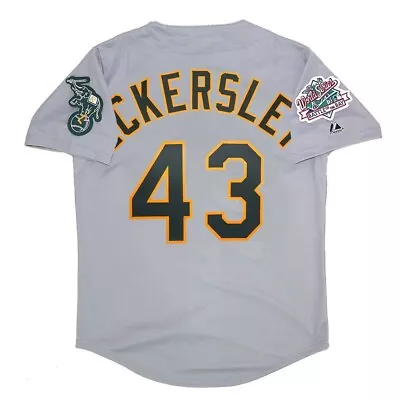 Dennis Eckersley Oakland Athletics 1989 World Series Grey Road Men's Jersey • $129.99