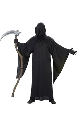 Unisex Adult Grim Reaper Halloween Fancy Dress Costume • £24.99