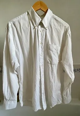 Cambridge Shirt White Pure Egyptian Cotton (Mobaco Cottons) M 16.5 Neck • £4.20