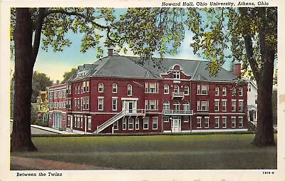 Athens Ohio 1930s Postcard Howard Hall Ohio University • $6.33