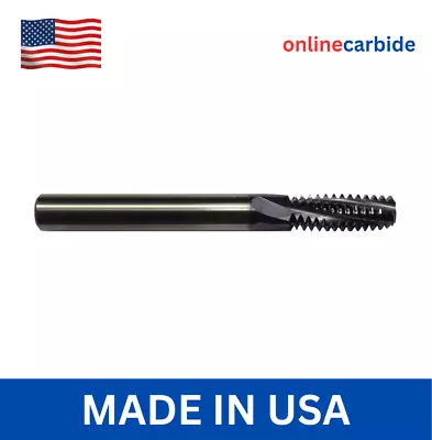 M6x1.0 CARBIDE THREAD MILL - TiALN COATED • $60.95