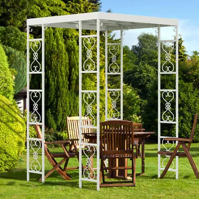 Heavy Duty Metal Garden Pergola Wedding Arbor Arch Gazebo Trellis For Party • $139.93