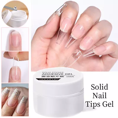 Nails Patch Solid Gel Adhesive UV Gummy Gels False Nails Glue Arts Manicure Gels • £1.82